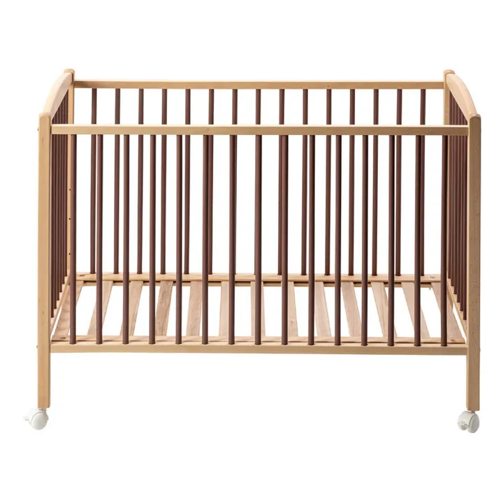 Lit bébé Arthur 60x120 cm | Vieux Rose- Image produit n°4
