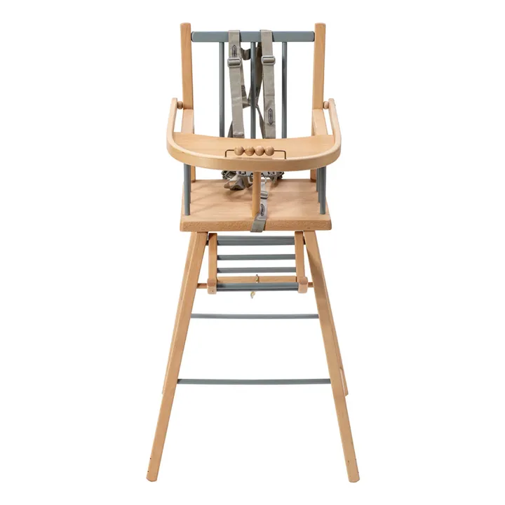 Chaise haute André | Bleu gris- Image produit n°1