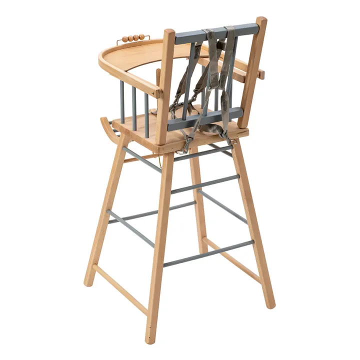 Chaise haute André | Bleu gris- Image produit n°4