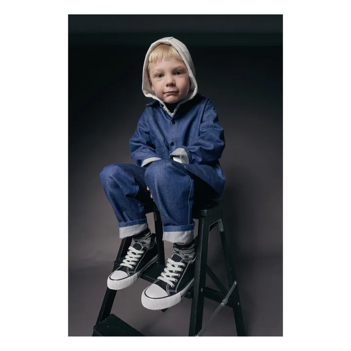 Pantaloni in denim di cotone organico | Blu- Immagine del prodotto n°1