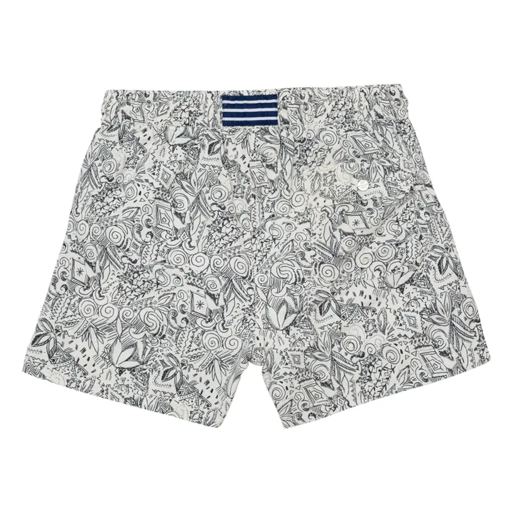 Short de Bain Bolanis Fibres Recyclées | Ecru- Image produit n°3