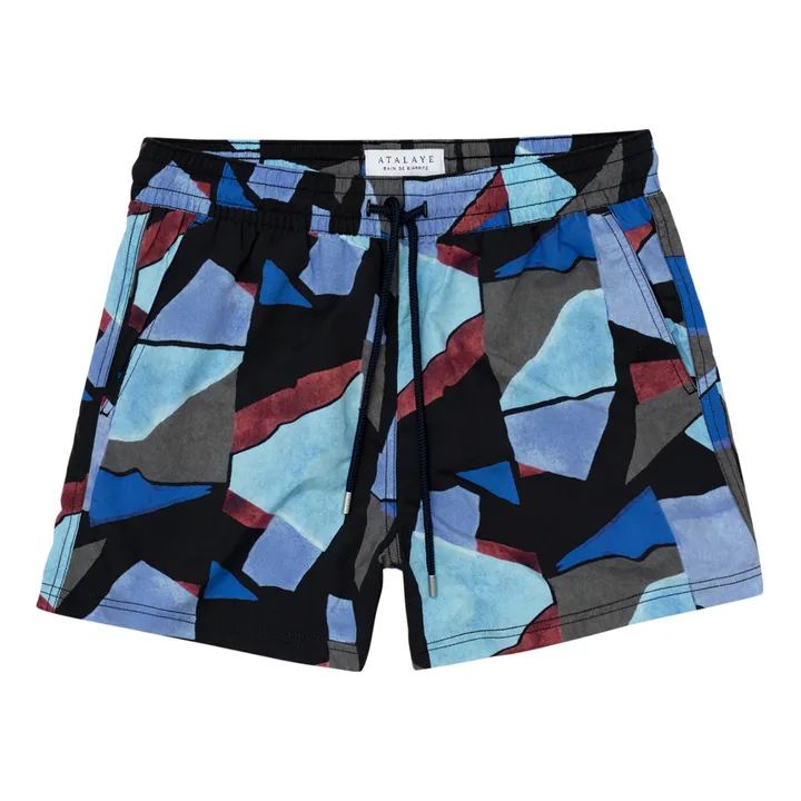 Short de Bain Olitza Fibres Recyclées | Bleu- Image produit n°0