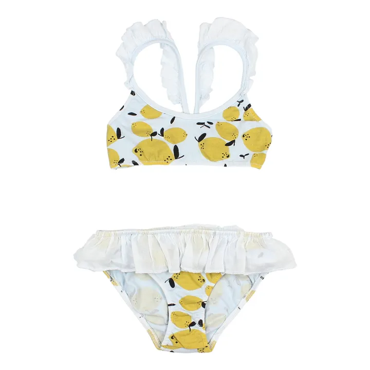 Búho Organic Cotton Lemon Bikini Light blue Smallable