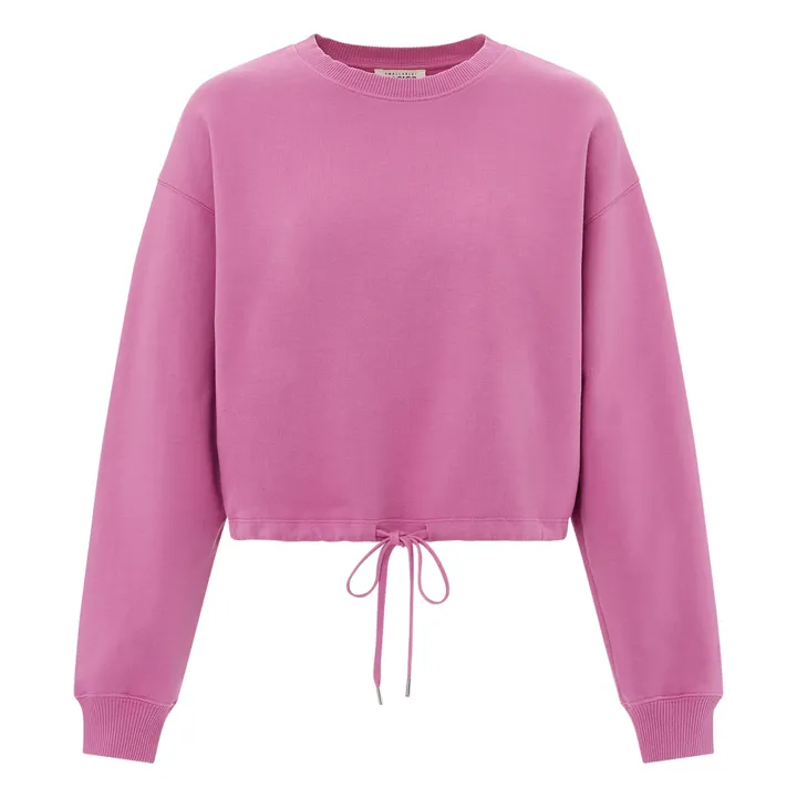 Sweat A Nouer Femme Molleton Bio | Rose bonbon- Image produit n°0