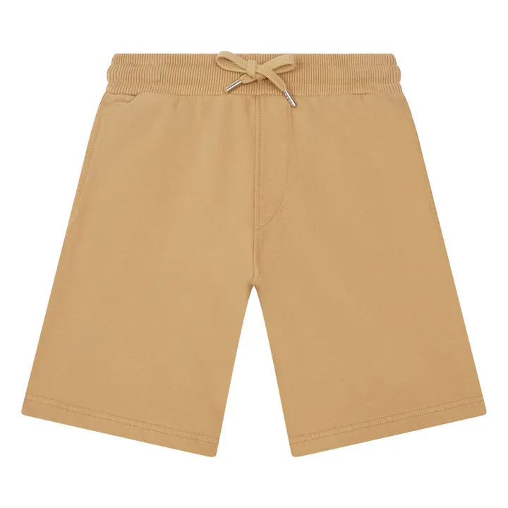 Boy's Organic Fleece Shorts | Toffee- Product image n°0