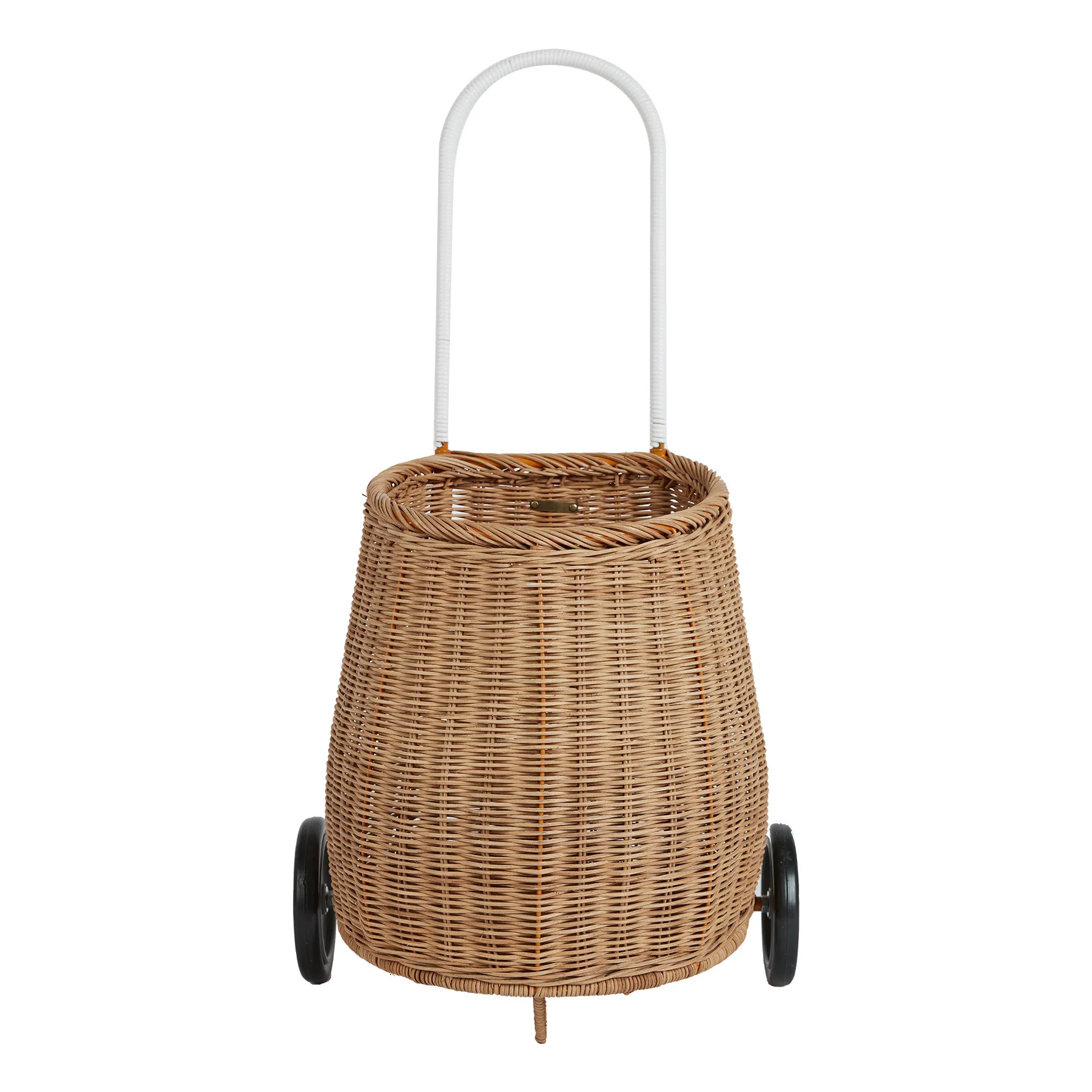 Panier à roulettes adulte en rotin Luggy- Image produit n°0