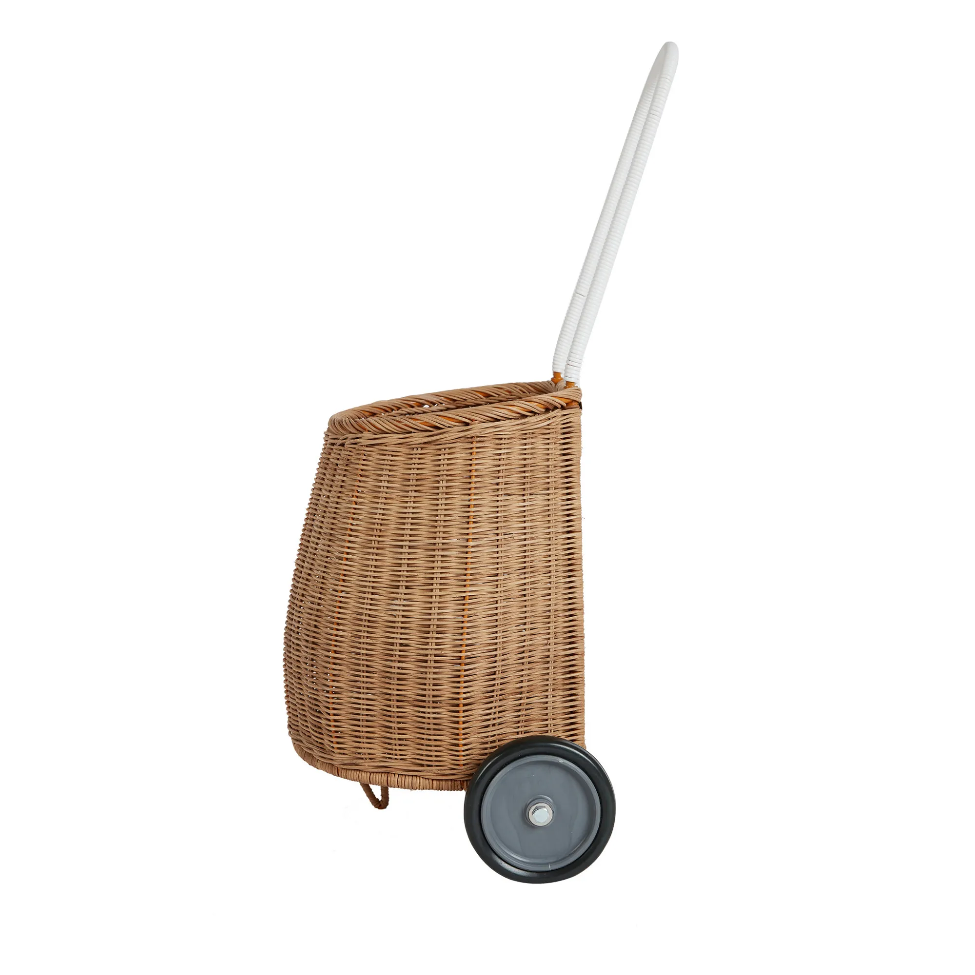 Panier à roulettes adulte en rotin Luggy- Image produit n°3