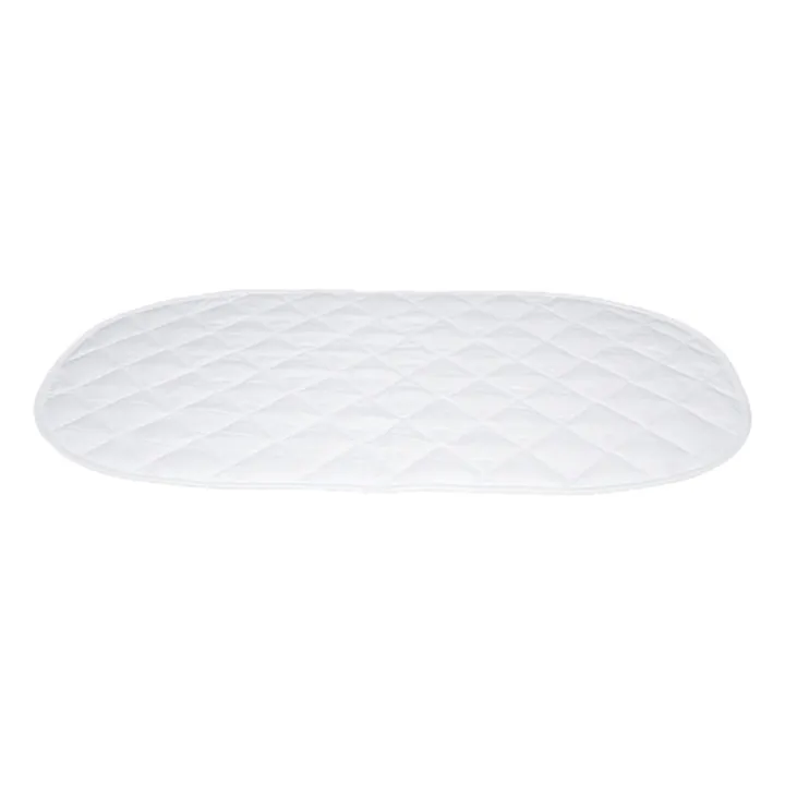 Matelas à langer Lux pour panier | Blanc- Image produit n°0