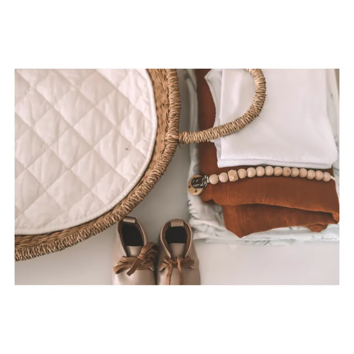 Matelas à langer Lux pour panier | Blanc- Image produit n°2