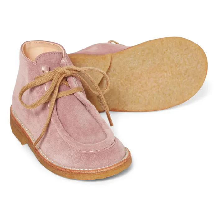 Botines con cordones | Rosa Pálido- Imagen del producto n°1