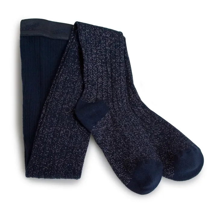 Collants Amélie | Bleu nuit- Image produit n°0