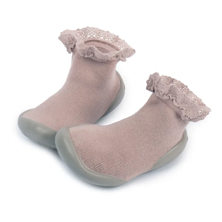 Chaussons Mademoiselle | Rose pâle- Image produit n°0