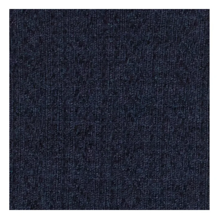 Chaussettes en laine mérinos Adèle | Bleu nuit- Image produit n°1