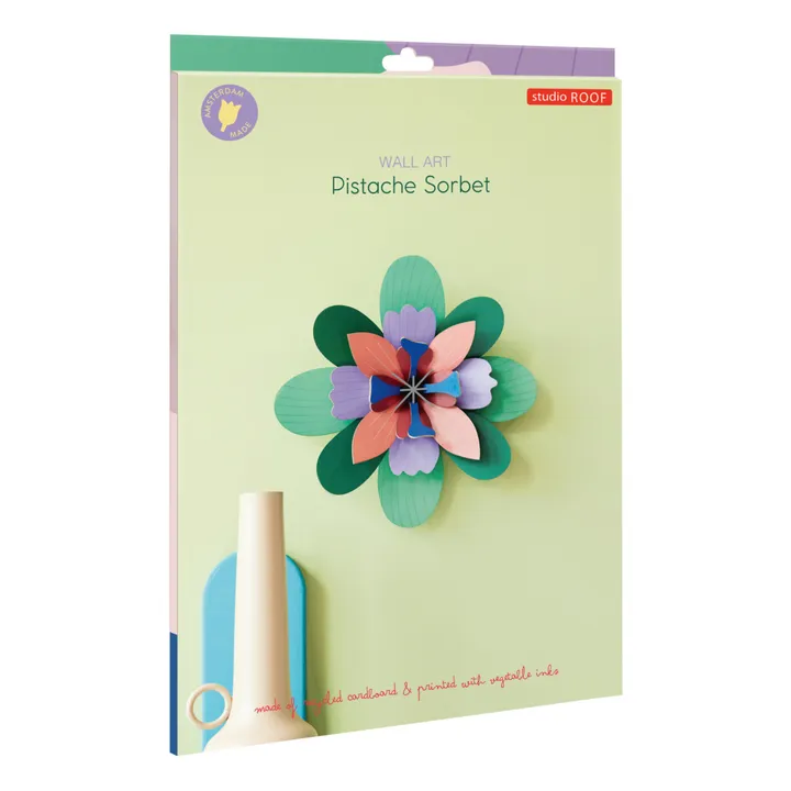 Sorbet Pistachio Flower wall decoration- Product image n°3