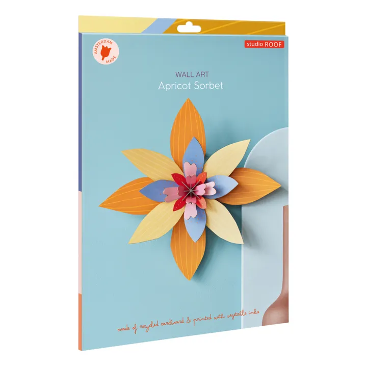 Sorbet Apricot Flower wall decoration- Product image n°3