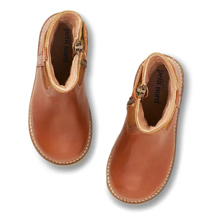 Lorride Zip-Stiefel | Cognac-Farbe- Produktbild Nr. 2