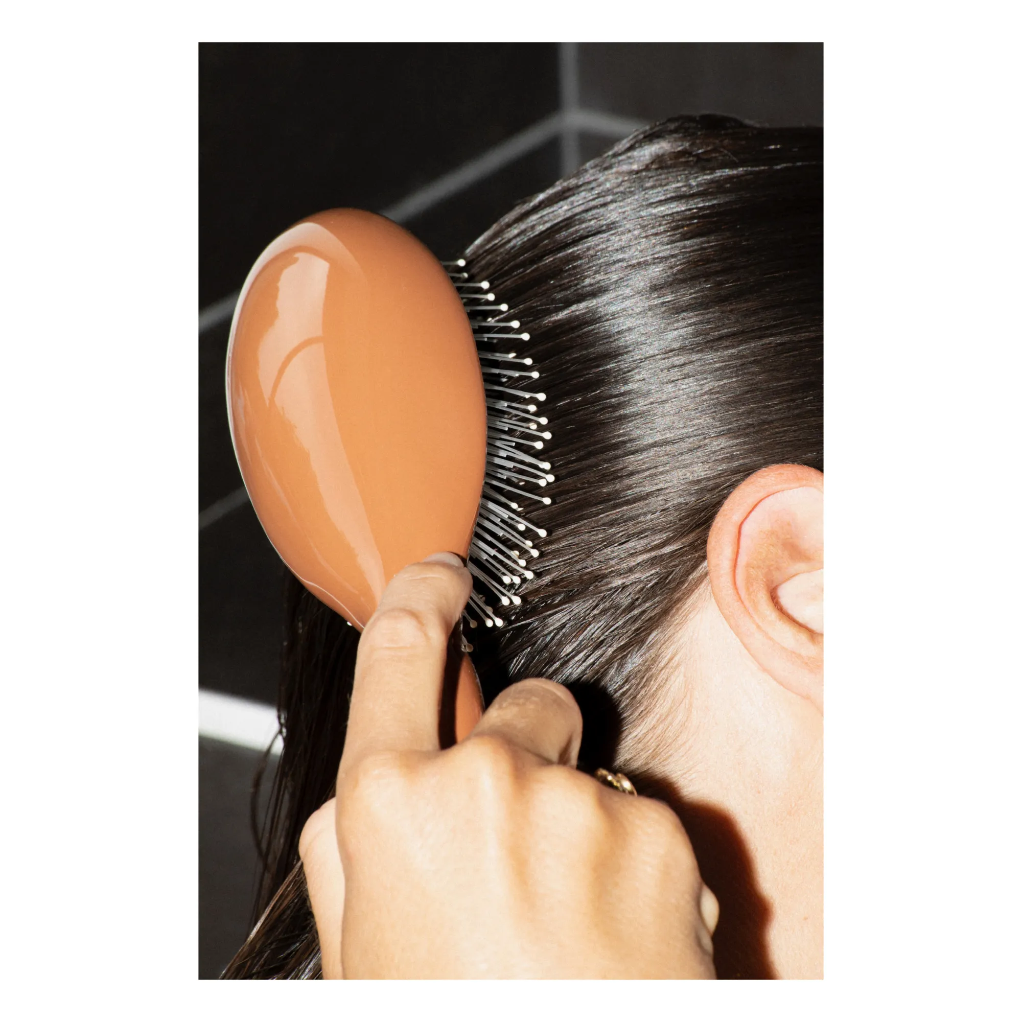 Brosse à cheveux L'Indispensable Douceur N°03 - cuir chevelu sensible | Hopi Terracotta- Image produit n°1