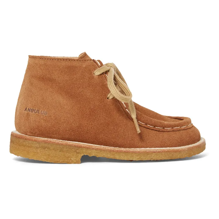 Botines con cordones | Coñac- Imagen del producto n°0