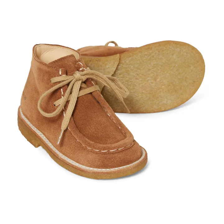 Botines con cordones | Coñac- Imagen del producto n°3
