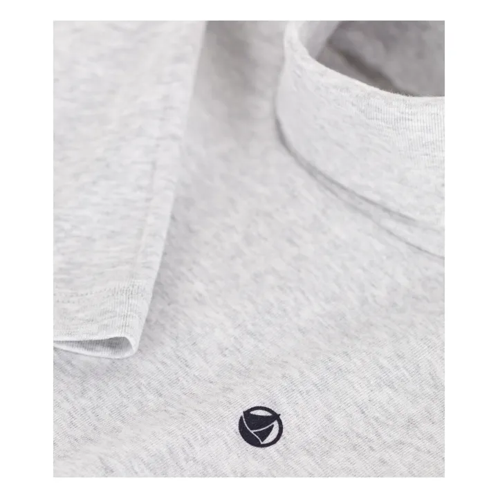 Dolcevita in Cotone Organico | Grigio chiné- Immagine del prodotto n°1