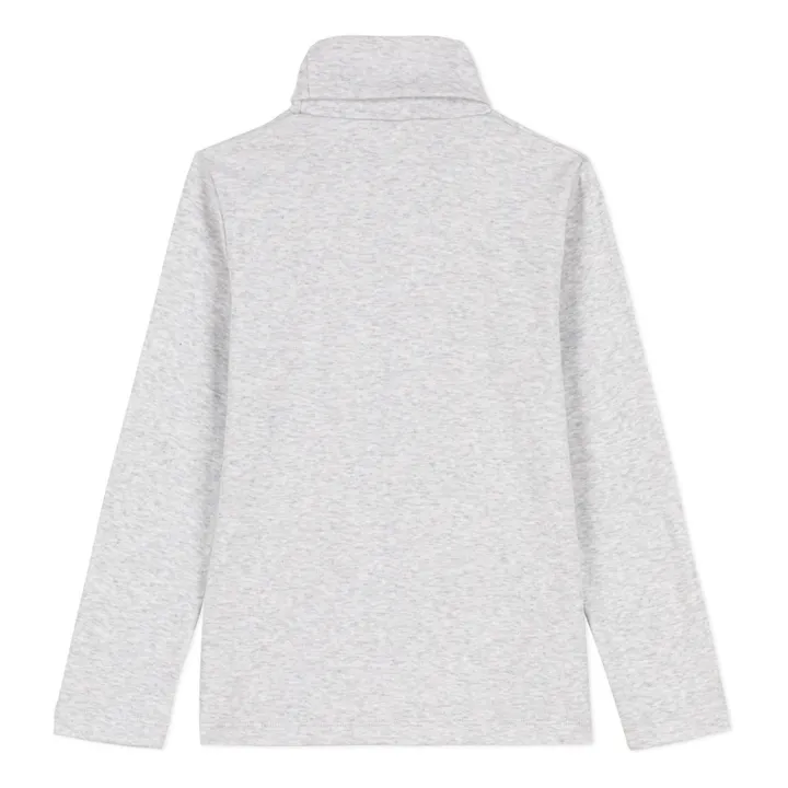 Dolcevita in Cotone Organico | Grigio chiné- Immagine del prodotto n°2