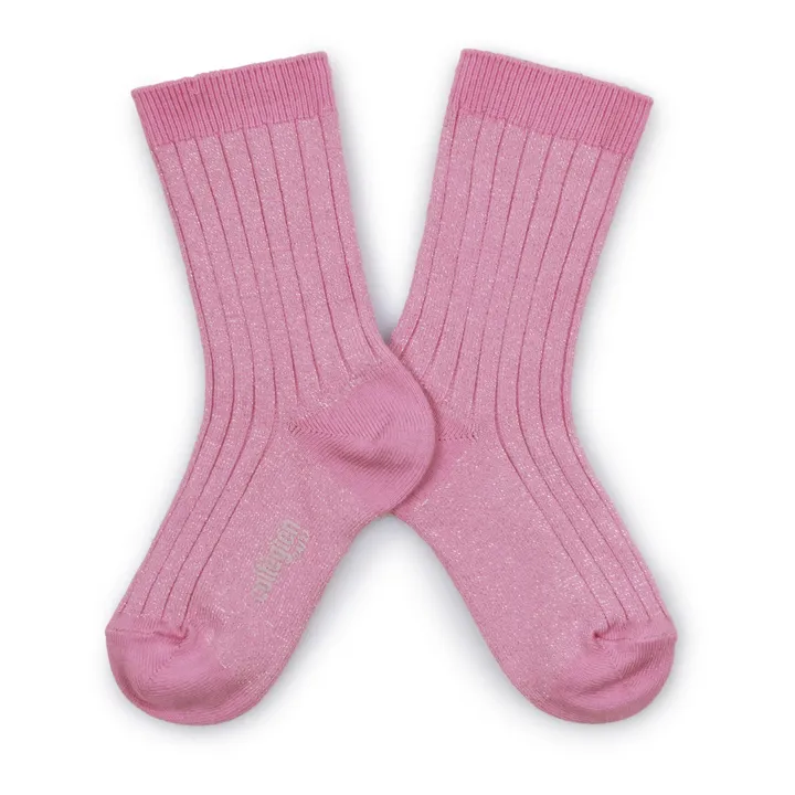 Chaussettes Victoire | Rose bonbon- Image produit n°0
