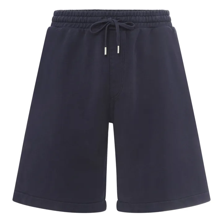 Short Homme Molleton Bio | Bleu marine- Image produit n°0