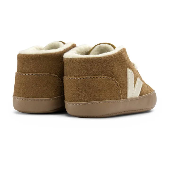 Chaussons Suede Fourrés | Camel- Image produit n°2