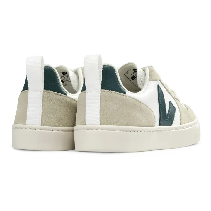Sneakers V-10 Schnürsenkel Leder | Grün- Produktbild Nr. 2