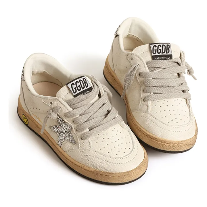 Sneakers Schnürsenkel Ballstar | Silber- Produktbild Nr. 1