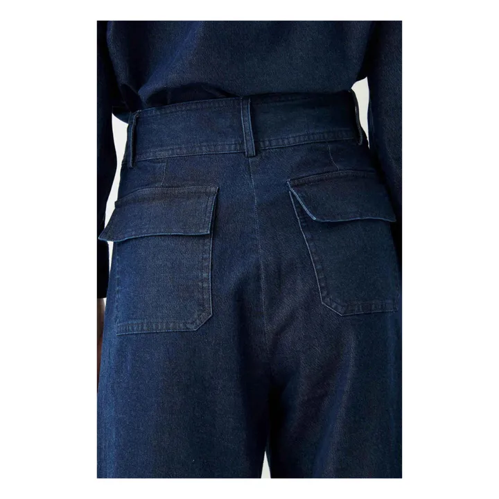 Pantalon Manhattan Denim | Bleu- Image produit n°4