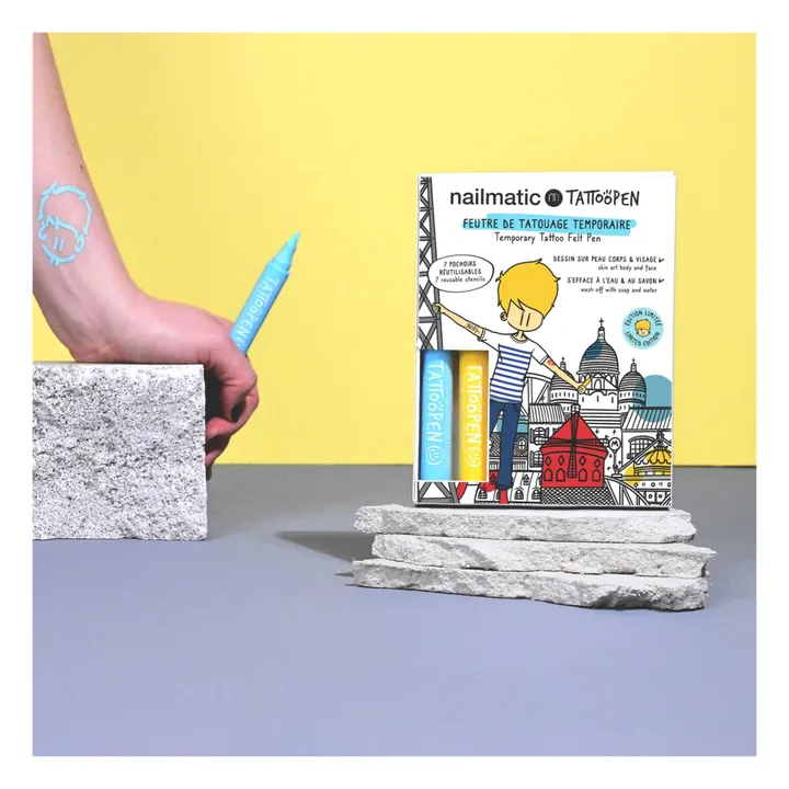 París x JO LITTLE Tattoopen & Reusable Stencil Duo Set- Imagen del producto n°1