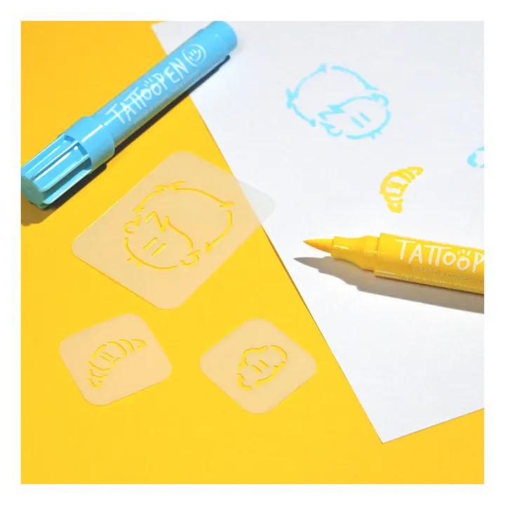 París x JO LITTLE Tattoopen & Reusable Stencil Duo Set- Imagen del producto n°2