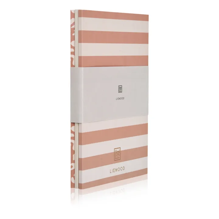 Carnets A5 Sidney - Set de 3 | Peach/Leo mix- Image produit n°0