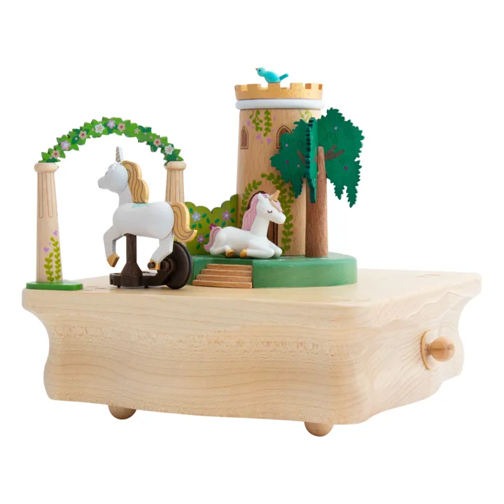 Unicornio caja de música de madera- Imagen del producto n°3