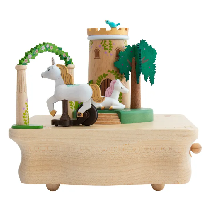 Unicornio caja de música de madera- Imagen del producto n°4