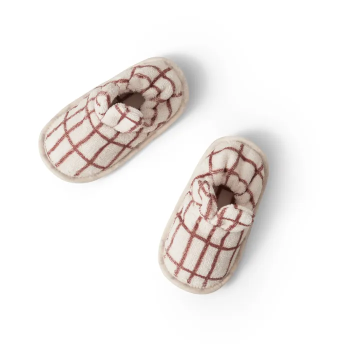 Chaussons Checks | Sienne- Image produit n°1