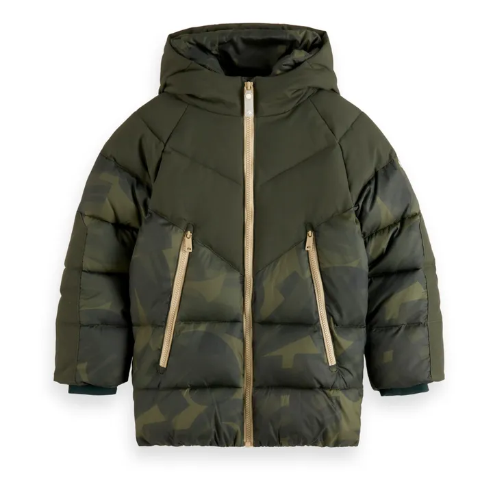 Chaqueta reciclada | Verde Kaki- Imagen del producto n°0