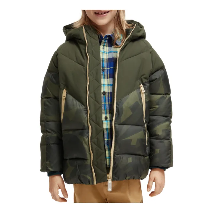 Chaqueta reciclada | Verde Kaki- Imagen del producto n°2