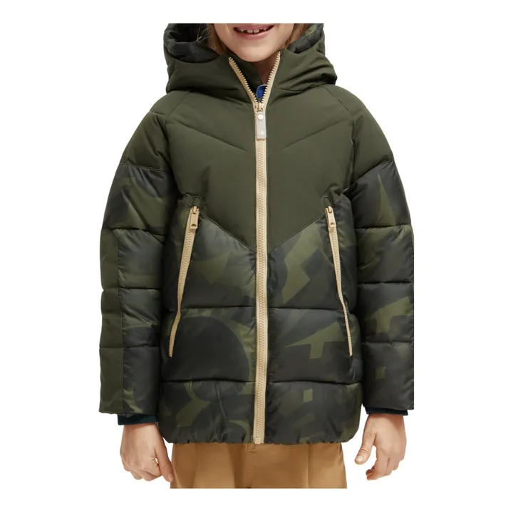 Chaqueta reciclada | Verde Kaki- Imagen del producto n°3