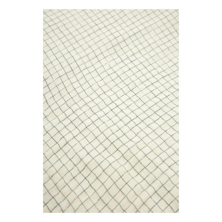 Bettwäsche Wabi-Sabi Blue Grid | Blau- Produktbild Nr. 8