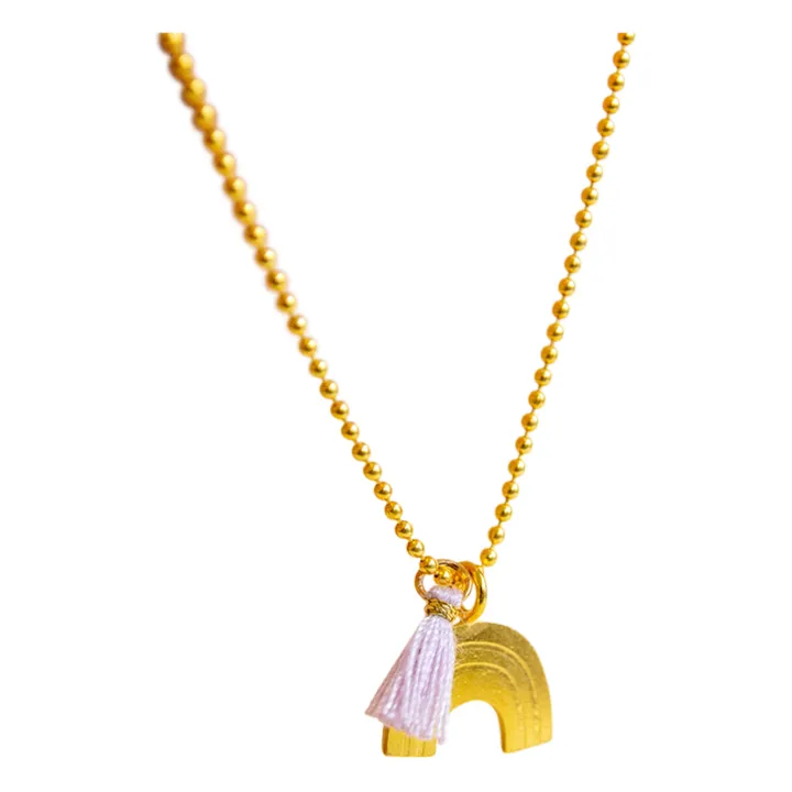 Pendentif Arc en Ciel | Doré- Image produit n°0