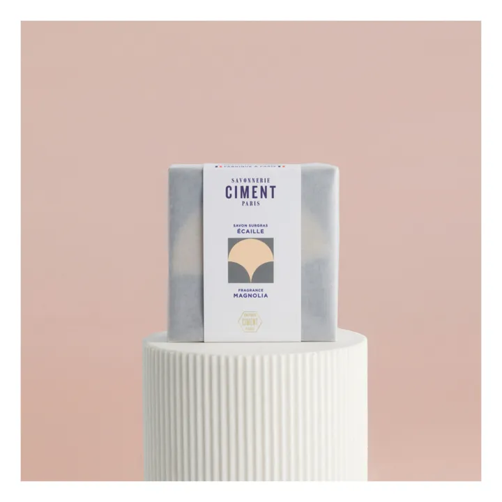 Pastilla de jabón de Ecaille-magnolia - 100 g- Imagen del producto n°0