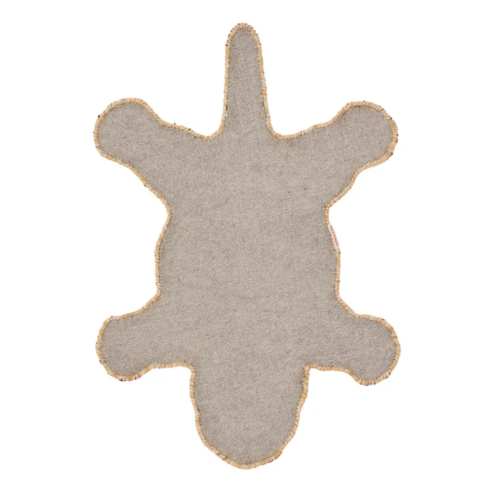 Tapis tigre Tula Wise en laine | Rouge- Image produit n°7