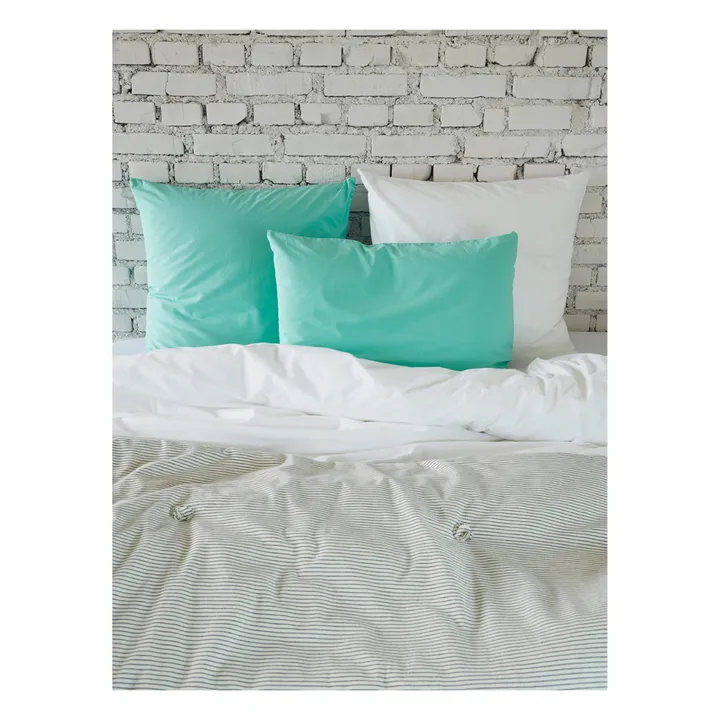 Taie d'oreiller Celeste | Bleu turquoise- Image produit n°1