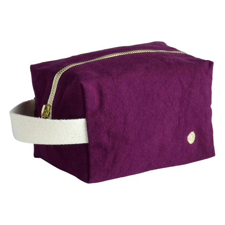 Trousse de toilette Cube | Pourpre- Image produit n°0