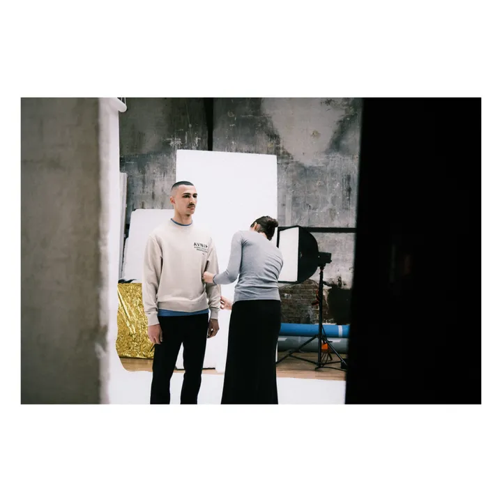 Sweat Encore V3 Coton Bio | Gris clair- Image produit n°3