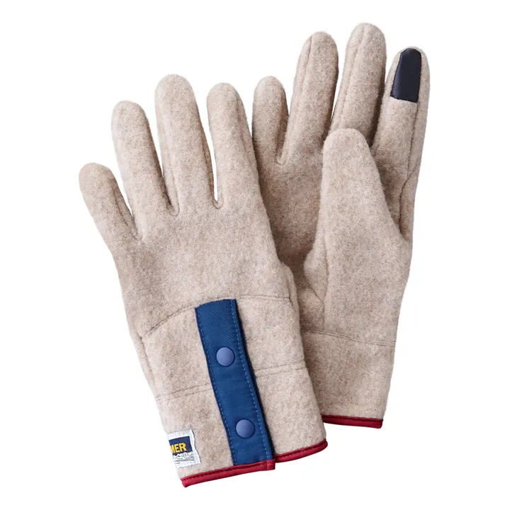 Eco Handschuhe Recycelte Wolle | Kamelbraun- Produktbild Nr. 0