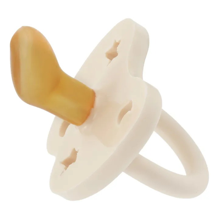 Tétine physiologique en caoutchouc naturel | Crème- Image produit n°3