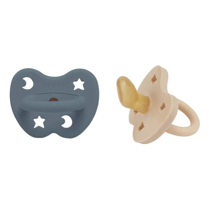 Natural Rubber Physiological Pacifiers - Set of 2 | Ocean- Product image n°0